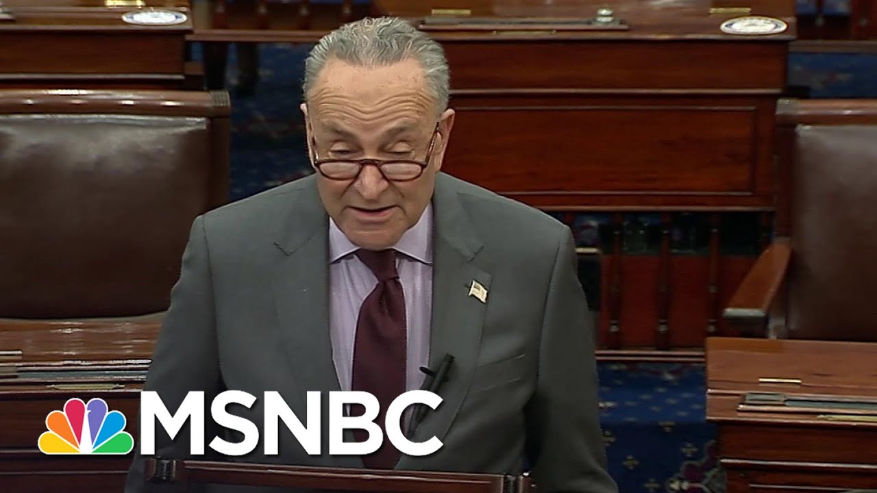 Schumer Announces Article Of Impeachment Against Trump Will Be Delivered To Senate On Monday | MSNBC 2