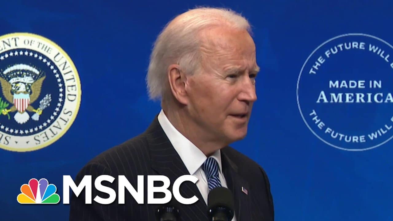 The Importance Of Biden Addressing Equity In America | Stephanie Ruhle | MSNBC 8