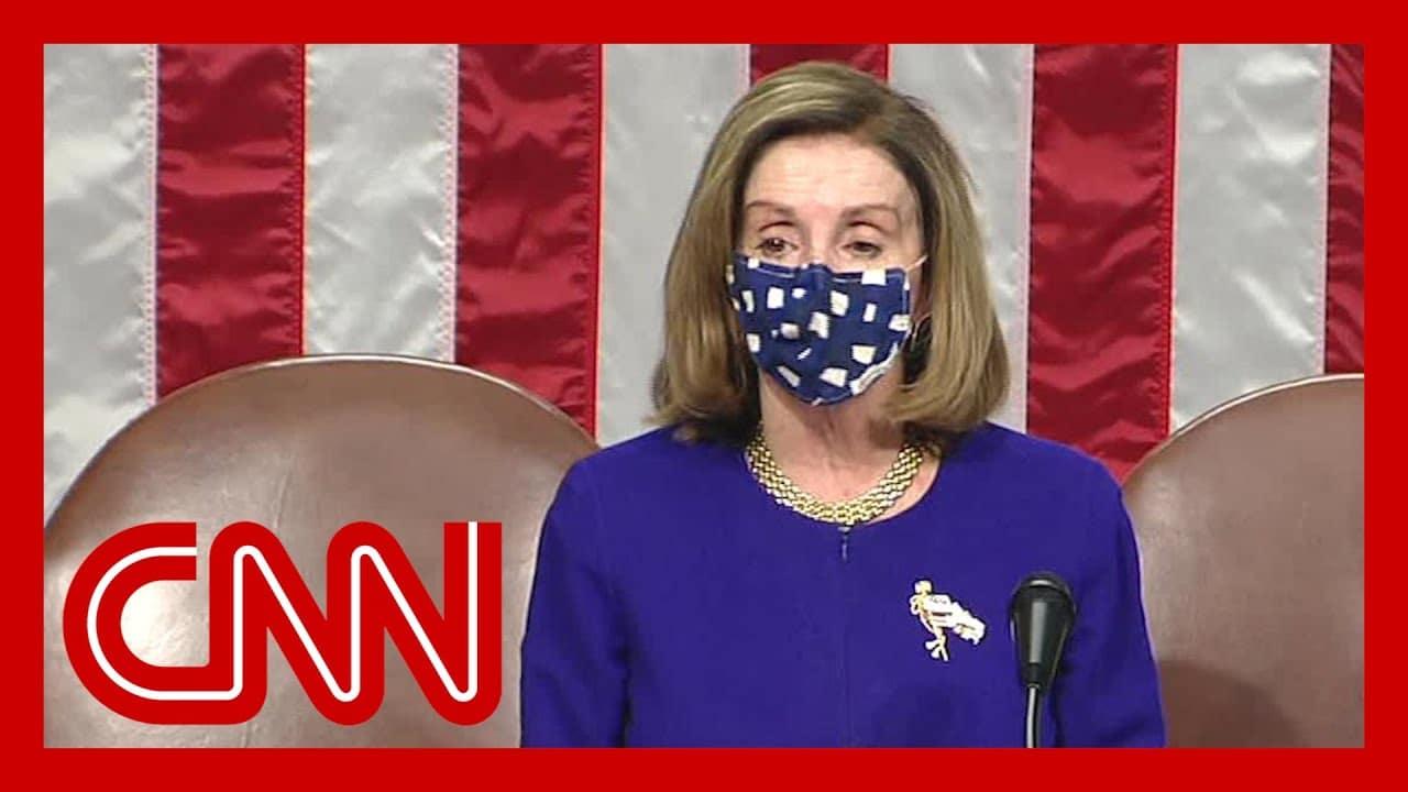 Nancy Pelosi speaks as Congress reconvenes after riot at Capitol 3