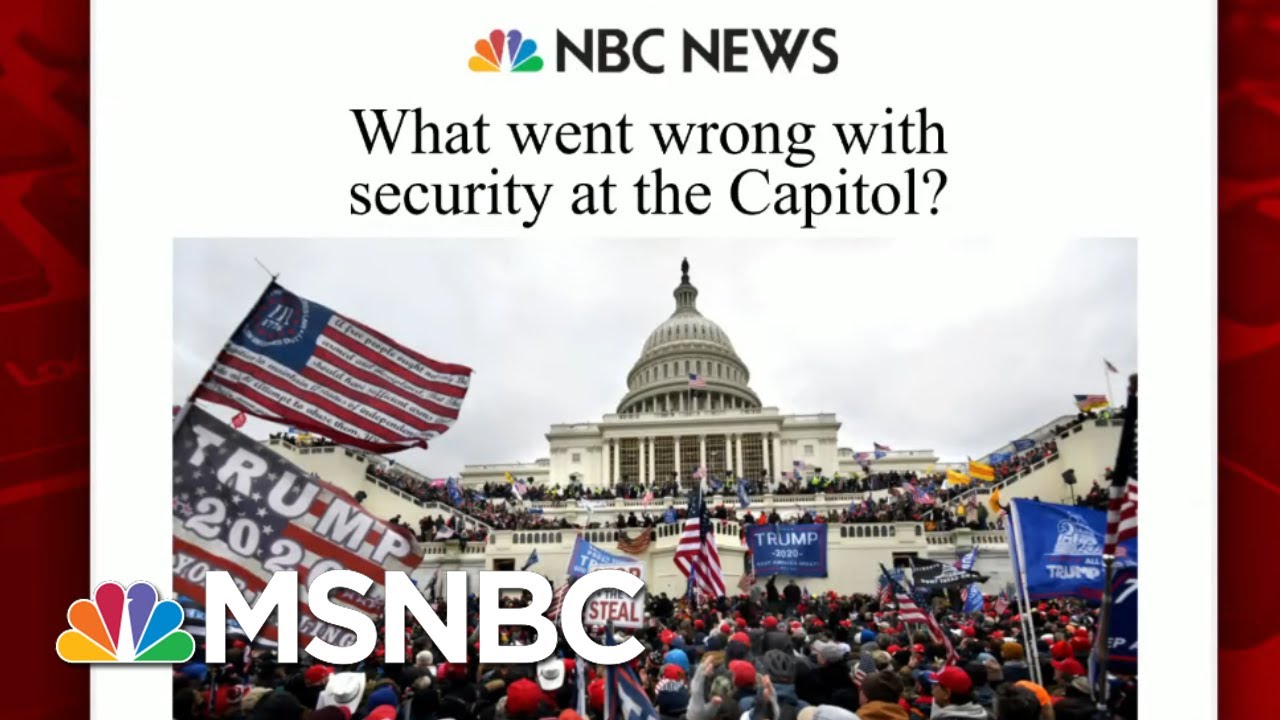 What Went Wrong With Security At The Capitol? | Morning Joe | MSNBC 6