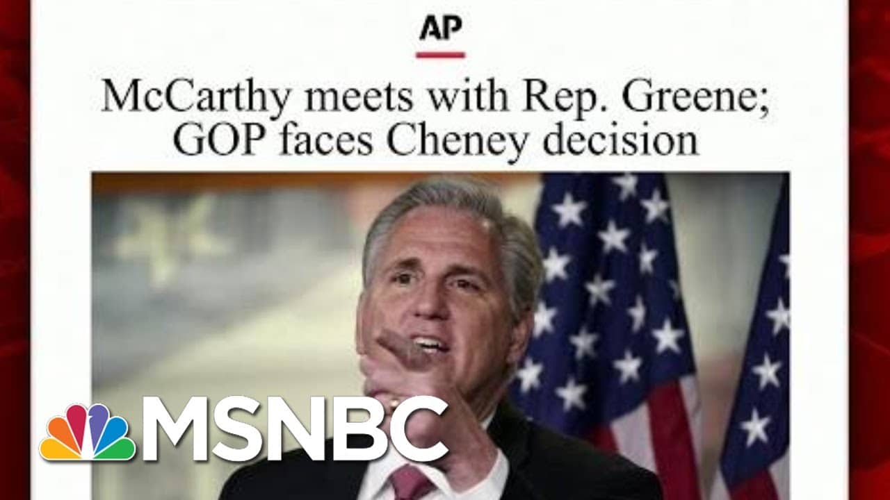 Amid Pressure To Act, McCarthy Meets With Rep. Greene | Morning Joe | MSNBC 1