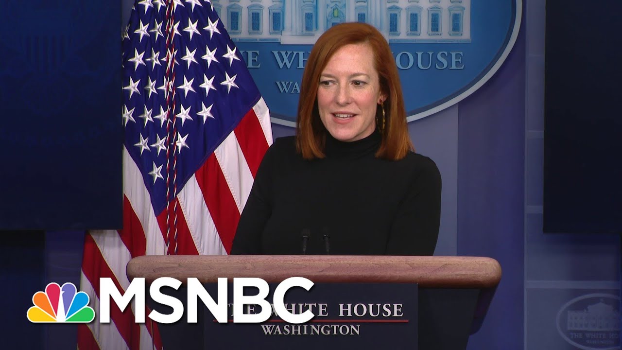Psaki Assures Space Force Has 'Full Support Of The Biden Administration' | MSNBC 5