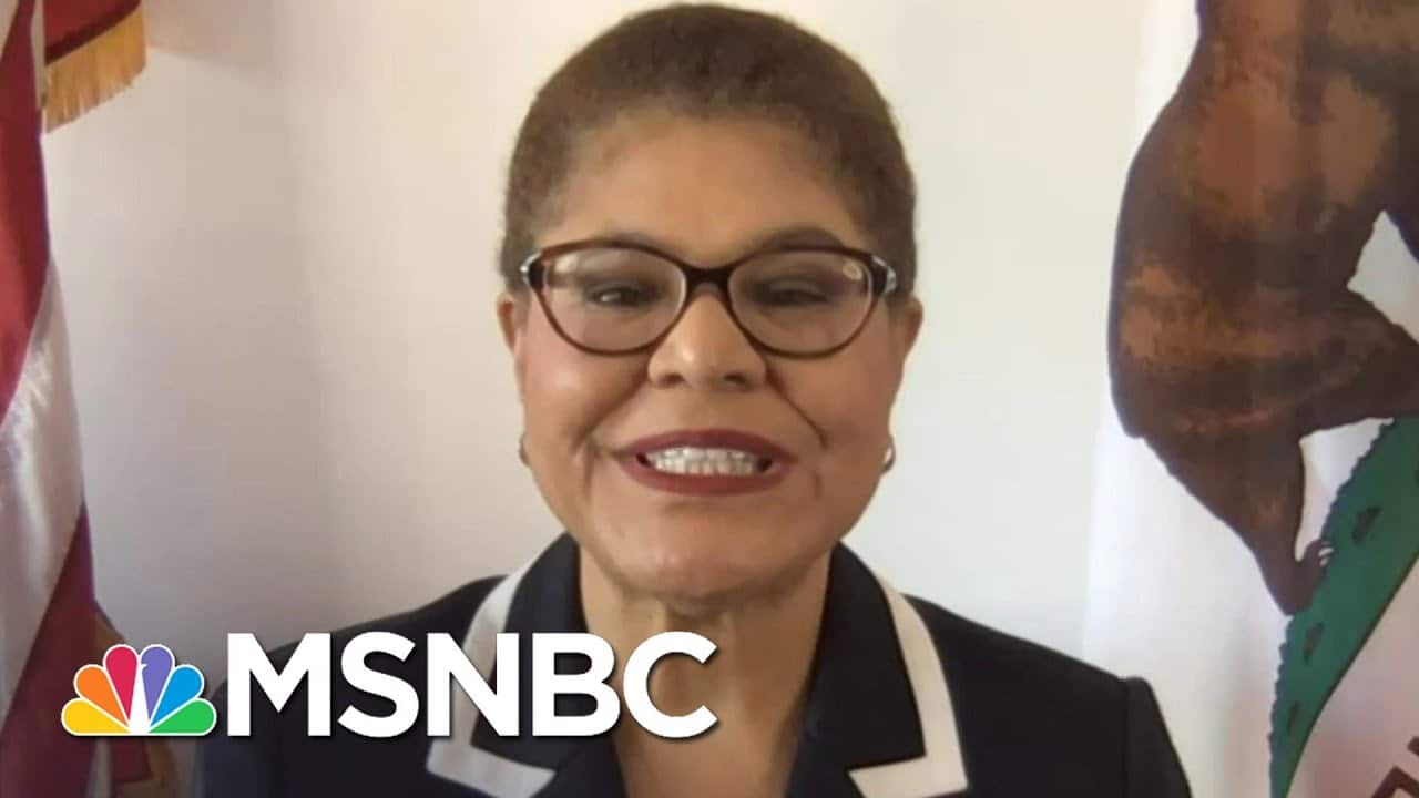 Rep. Karen Bass on How Democratic Leaders May Address Policing With Senate Control | MSNBC 8