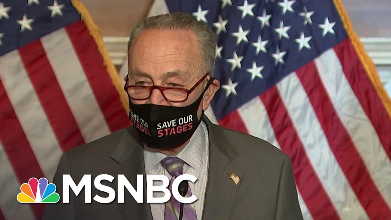 Schumer Assures Senate Can Run Impeachment Trial And Pass Covid Relief | MSNBC 6