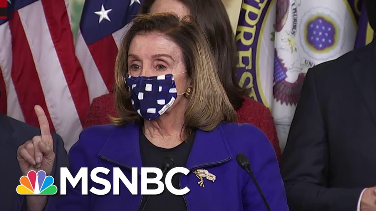 Pelosi: ‘Cowardly Group of Republicans’ Allowed Trump’s Acquittal | MSNBC 1