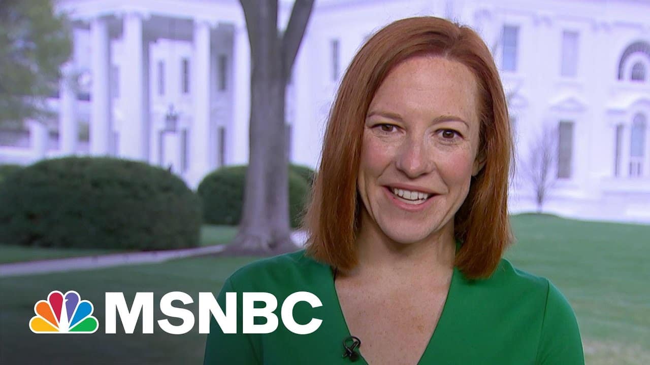 WH Press Secretary: We Have To Invest In Our Infrastructure | Morning Joe | MSNBC 1