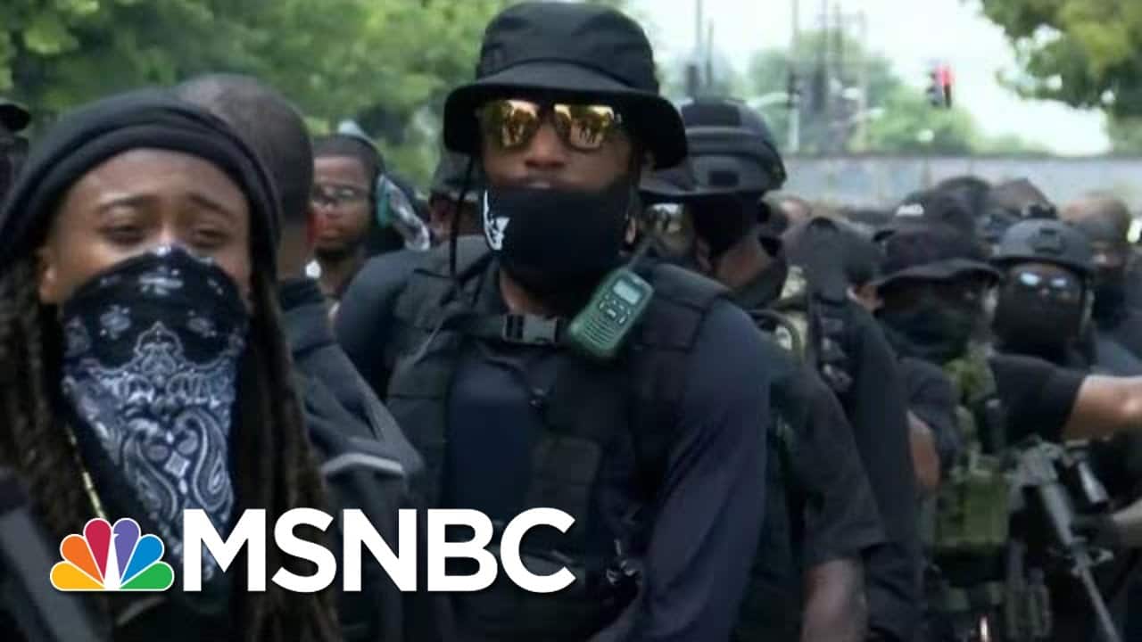 Inside An All-Black Militia Group | Morning Joe | MSNBC 3