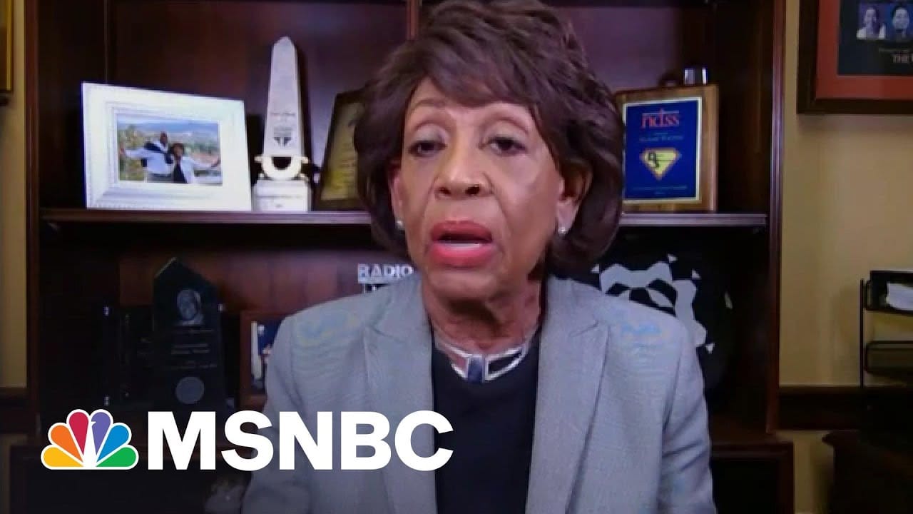 Rep. Maxine Waters On GOP Censure Vote: Republicans Love To Use Me As A Target | The ReidOut | MSNBC 1