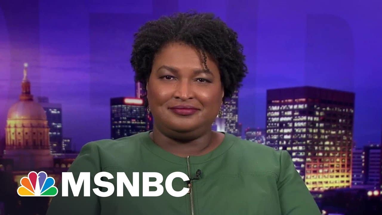 Stacey Abrams: Why Republicans Are 'Hysterical' About Suppressing The Vote | The ReidOut | MSNBC 2