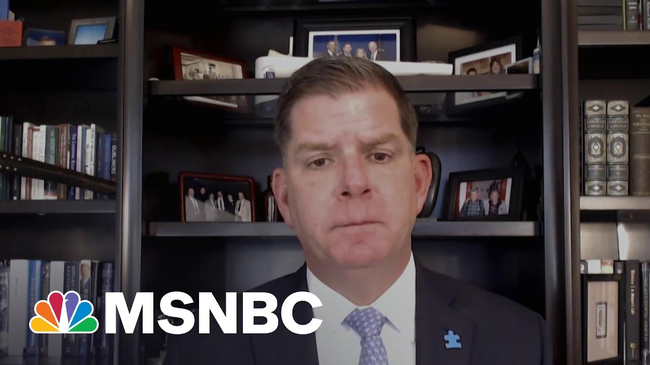 Labor Secy. Marty Walsh Argues Why GOP Should Vote For The American Jobs Plan | Deadline | MSNBC 1