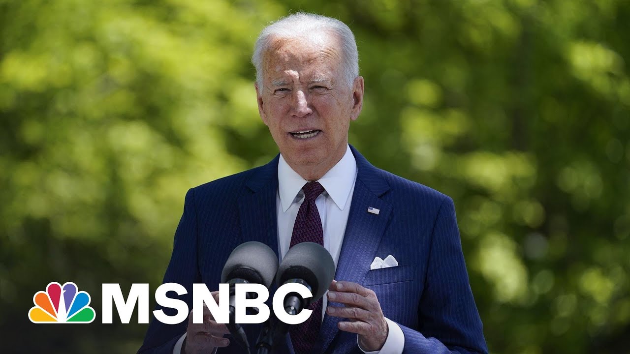Biden Announces Fully Vaccinated People Do Not Need Masks In Small Outdoor Gatherings | MSNBC 1