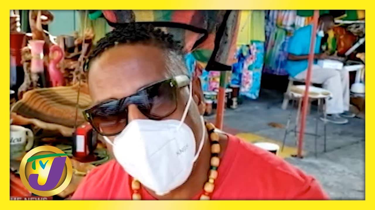 Craft Vendors in Ocho Rios, Jamaica Livid | TVJ News - April 24 2021 3