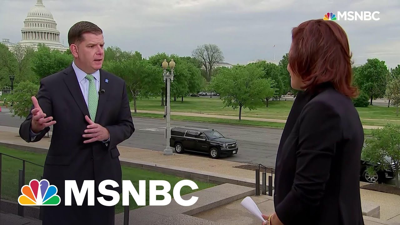 Labor Secretary Marty Walsh Discusses The American Families Plan | Stephanie Ruhle | MSNBC 7