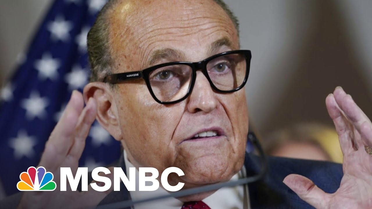 Will 'America's Crazy Uncle' Rudy Giuliani Flip On Trump? | The 11th Hour | MSNBC 3