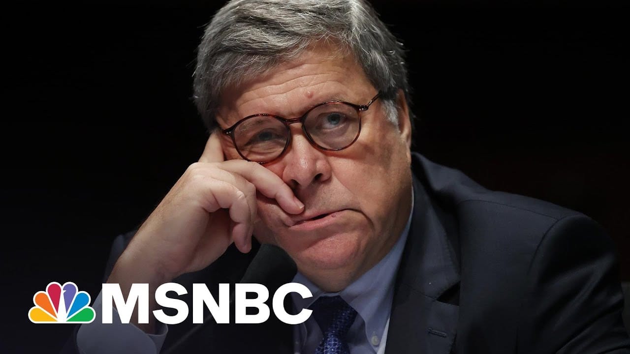 Barr Avoided Gaetz After Repeated Briefings On The Investigation: Politico | Rachel Maddow | MSNBC 5