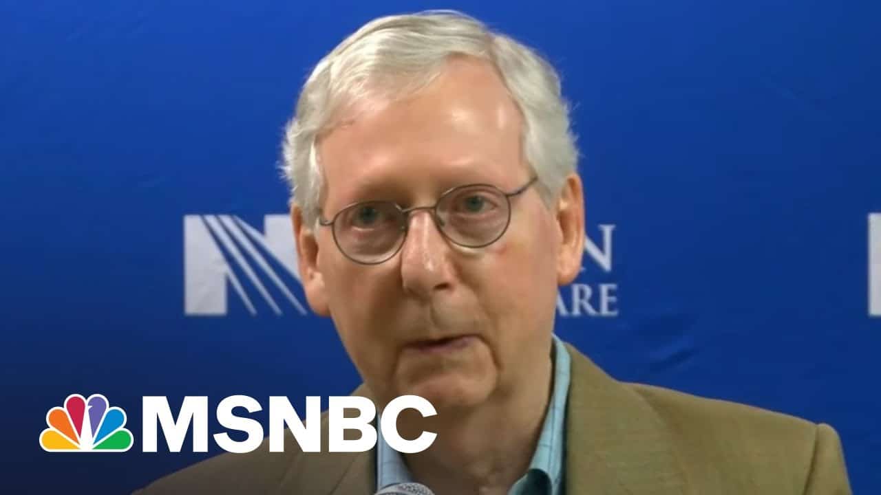 Sen. McConnell Continues To Warn Corporations To Stay Out Of Politics | Morning Joe | MSNBC 1
