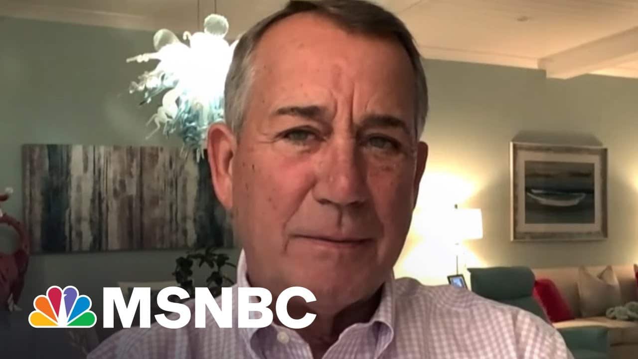 John Boehner: Trump Abused The Loyalty, Trust Of The People | Morning Joe | MSNBC 3