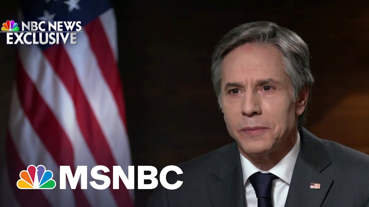 Blinken: 'We Are Not Disengaging From Afghanistan' | MSNBC 1