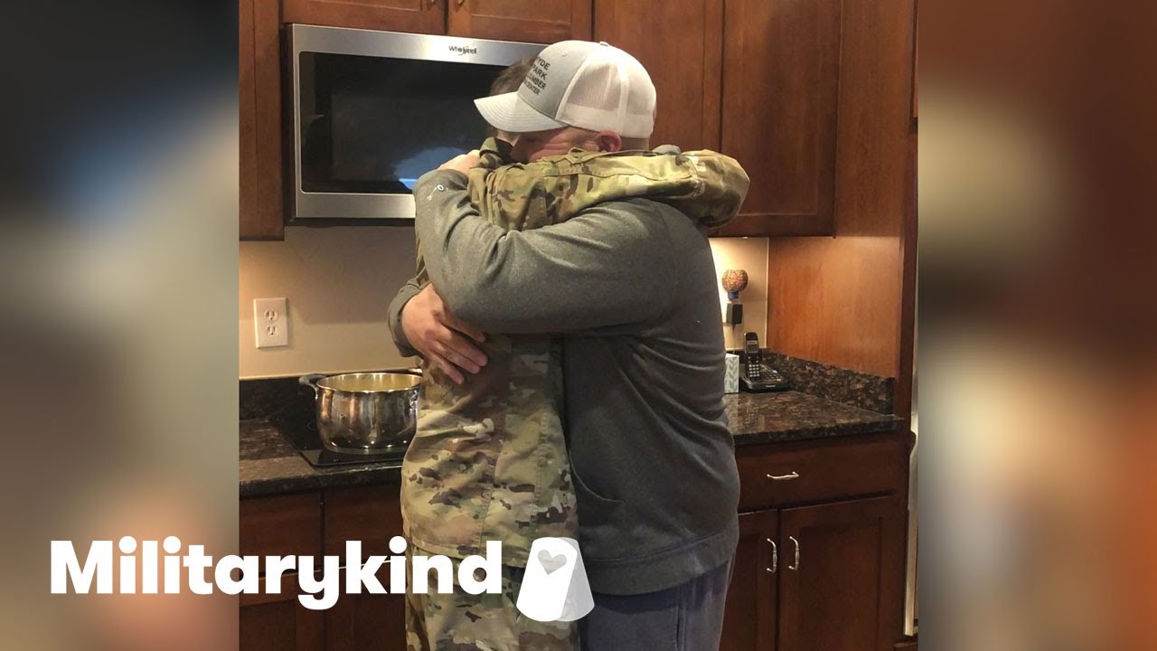 Airman's surprise reunion has brother in tears | Militarykind 5
