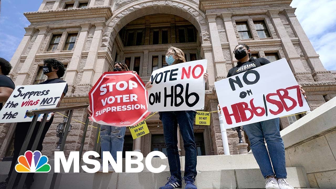 Republicans Push Forward Restrictive Election Bill In Texas | MSNBC 1