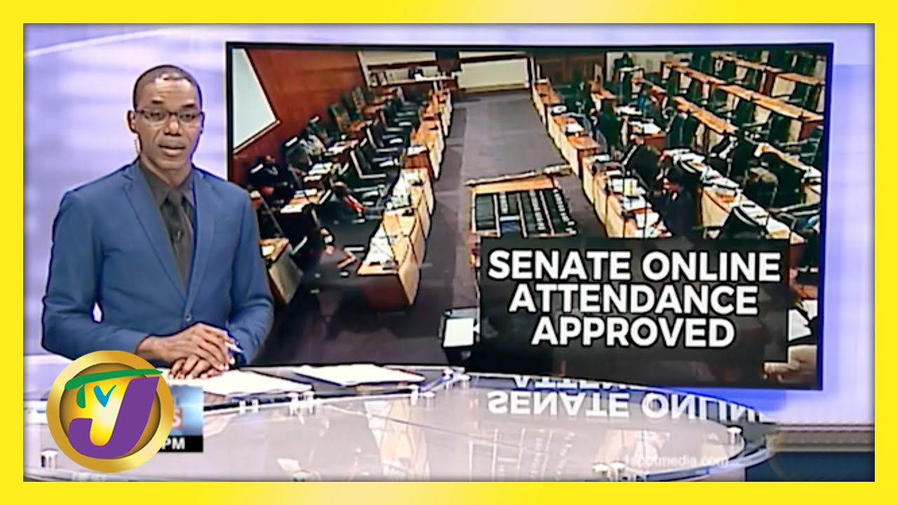 Jamaica's Senate Approves Online Attendance for Members | TVJ News - May 7 2021 1