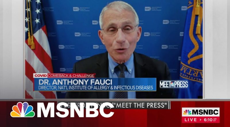 Dr. Fauci: Vaccine Hesitancy Could Create 'Two Types Of America' 1