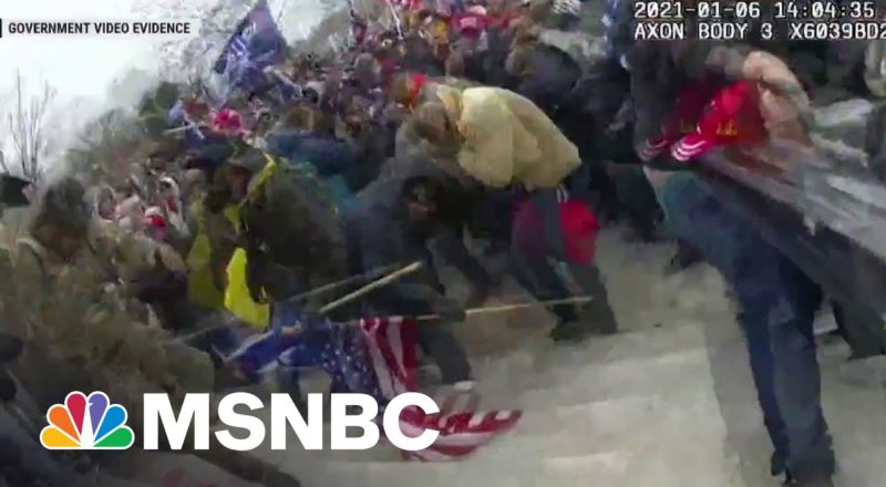 Federal Judge Releases More Capitol Riot Assault Video | MSNBC 1