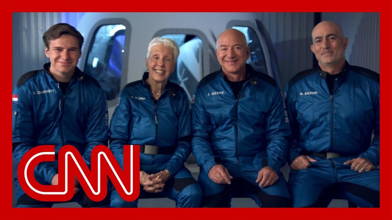 CNN speaks with Jeff Bezos ahead of space flight 4
