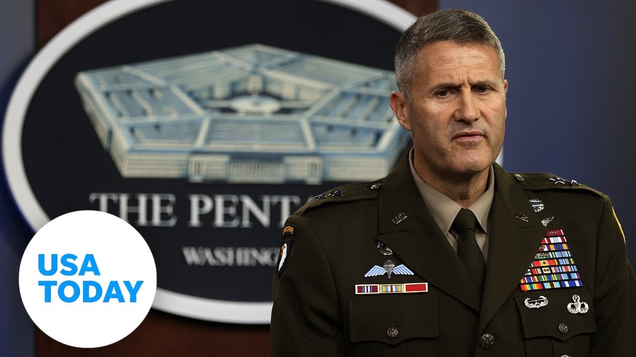 Pentagon holds press briefing to discuss situation in Afghanistan | USA TODAY 1