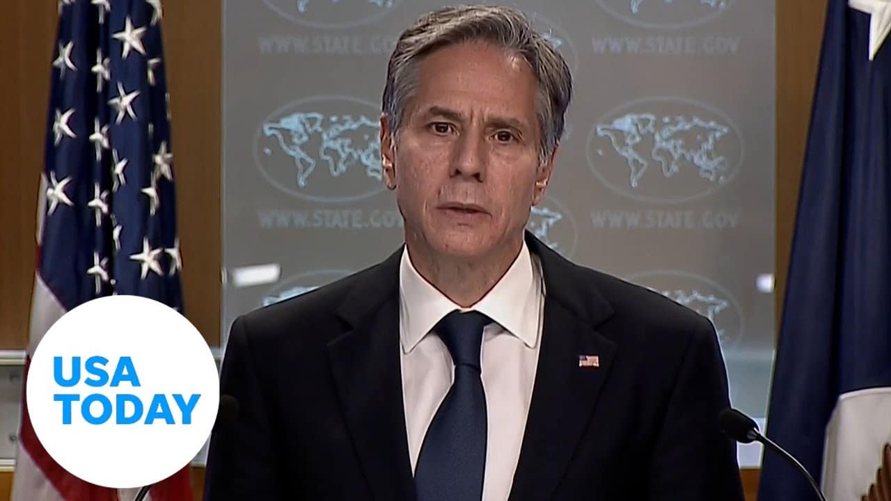 Sec. of State Blinken speaks on completion of withdrawal from Afghanistan | USA TODAY 1
