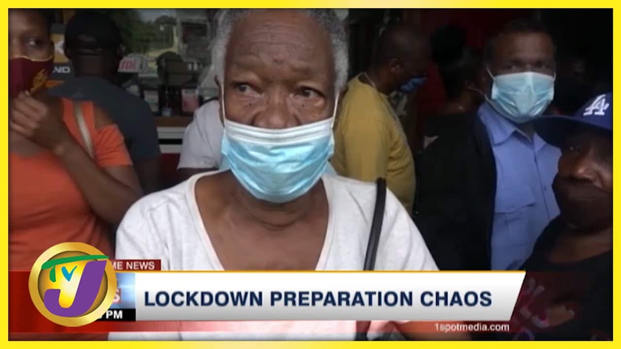 Lockdown Preparation Chaos | TVJ News - August 27 2021 1