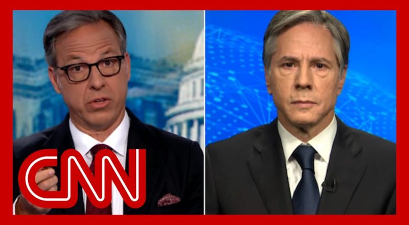 'You keep changing the subject': Tapper presses Blinken on Afghanistan 1