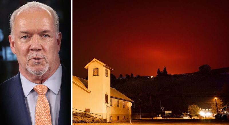 B.C. premier criticized for vacation during wildfire season 1
