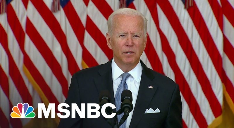 Biden "Won't Order U.S. Troops To Risk Their Lives When Afghan Forces Would Not" 1