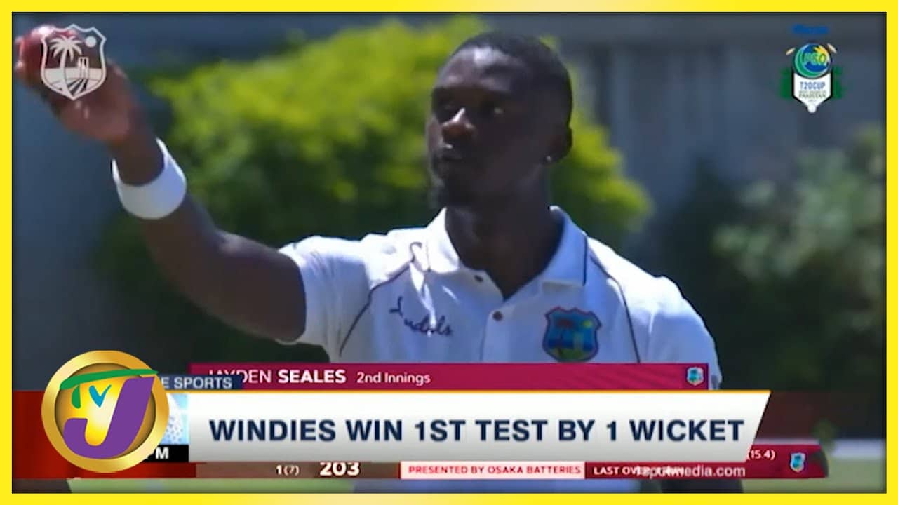 Windies Win 1st Test by 1 Wicket - August 15 2021 1