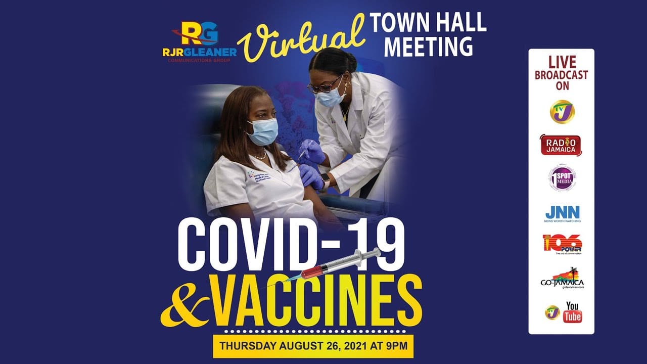Covid-19 & Vaccines | Virtual Town Hall Meeting | Tonight Thursday August 26, 2021 at 9PM 9