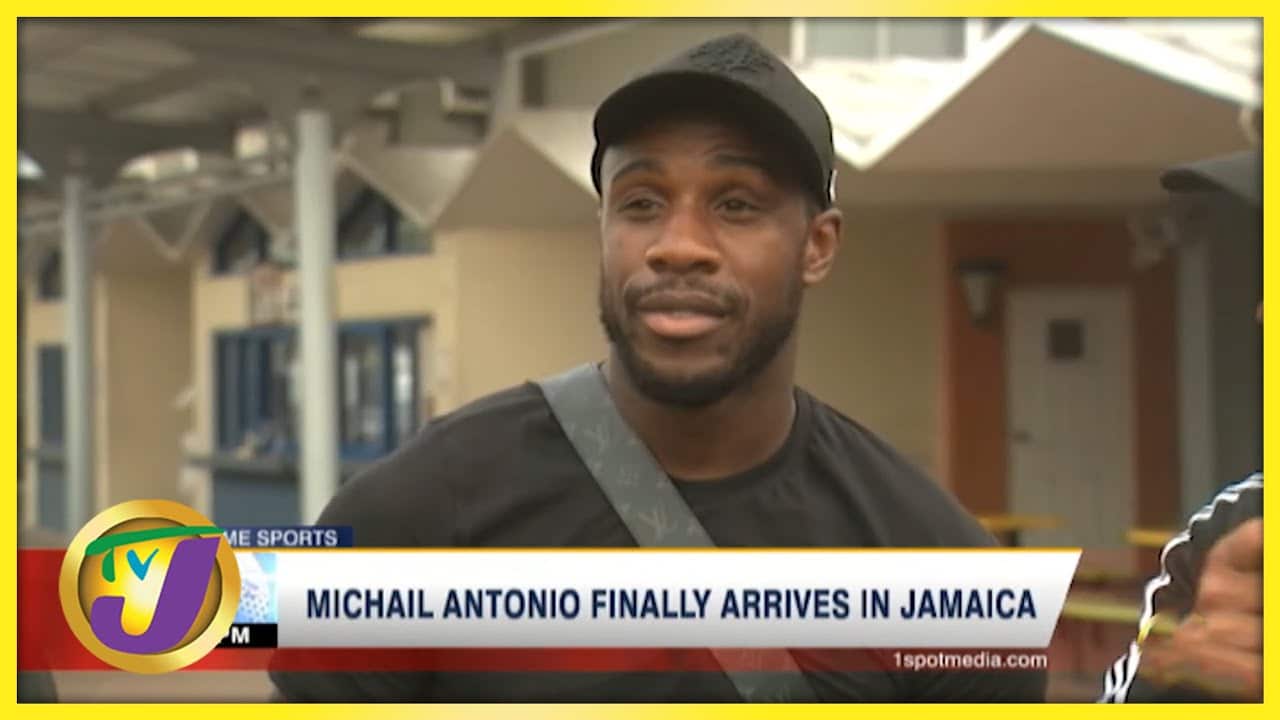 Michail Antonio Finally Arrives in Jamaica | TVJ News - September 1 2021 1