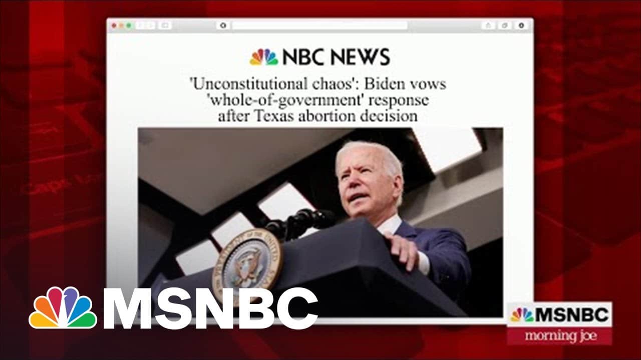 President Biden Vows Federal Response After Texas Abortion Decision 1
