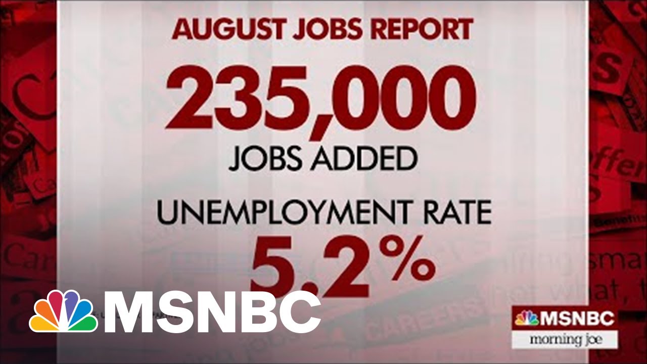 U.S. Economy Added 235,000 New Jobs In August 1