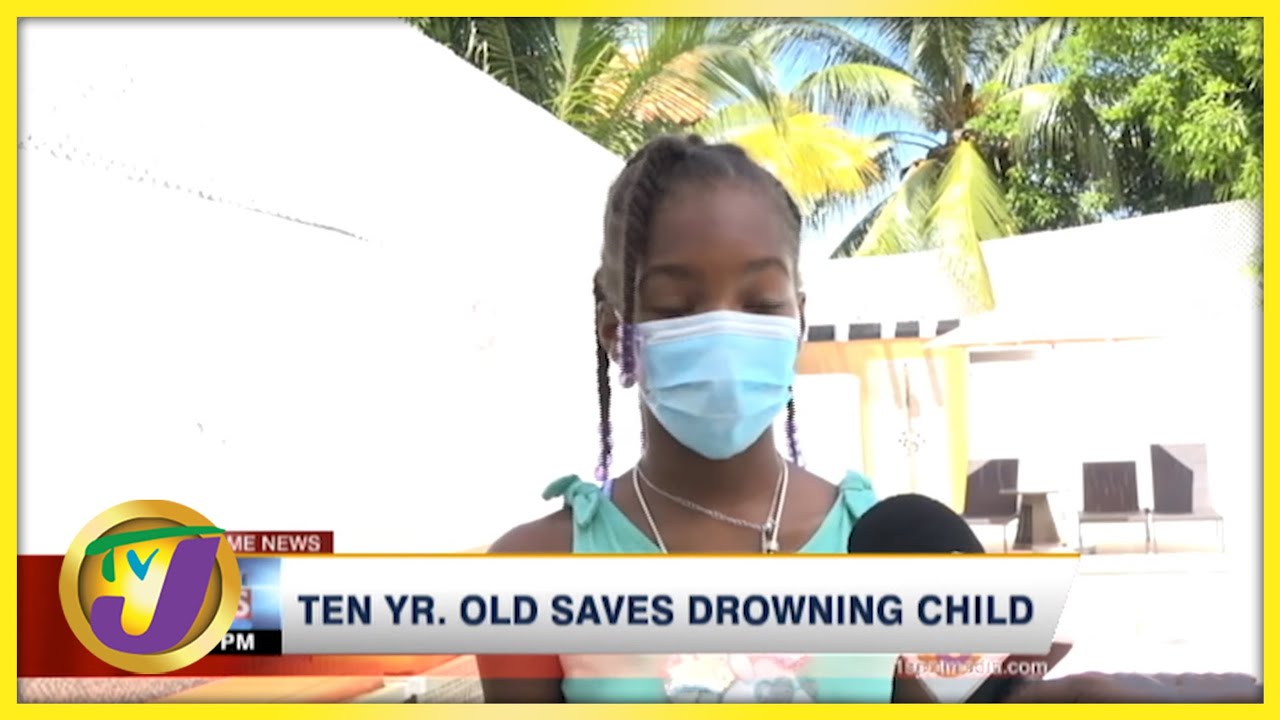 10 Yr. Old Saves Drowning Child | TVJ News - Sept 6 2021 8