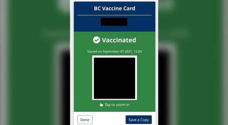 B.C. 's vaccine card website swamped by huge demand 1