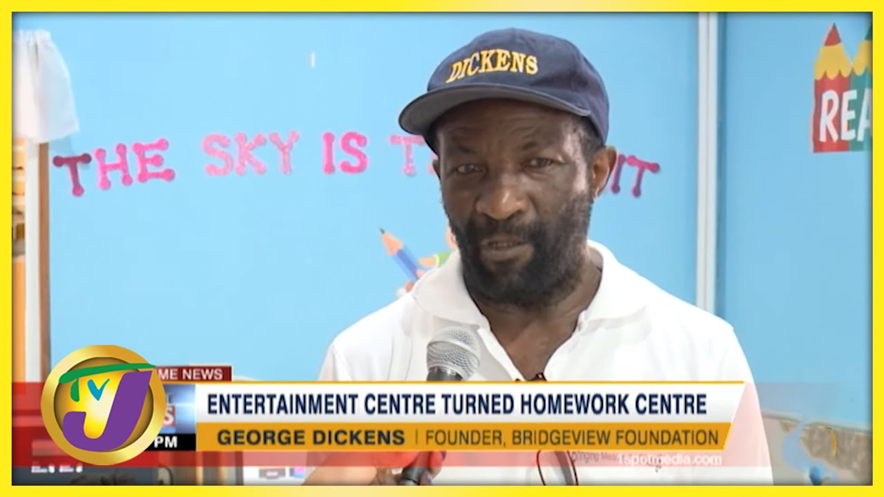 Entertainment Centre Turned Homework Centre - George Dickens | TVJ News - Oct 18 2021 1