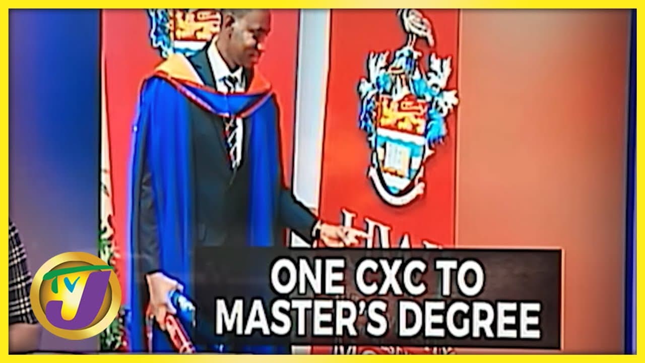 From One CXC to Master's Degree | TVJ News - Nov 8 2021 1