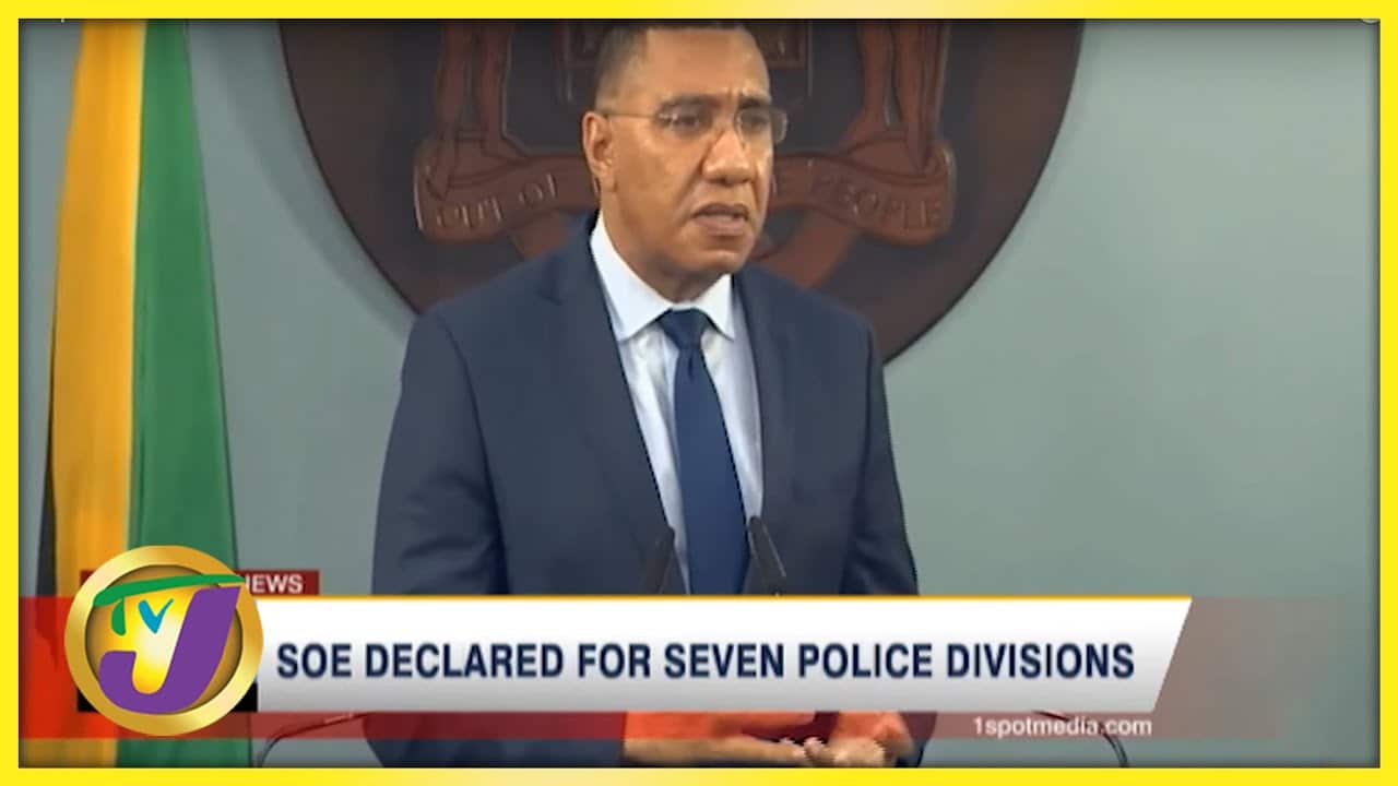 SOE Declared for 7 Police Divisions | TVJ News - Nov 14 2021 1