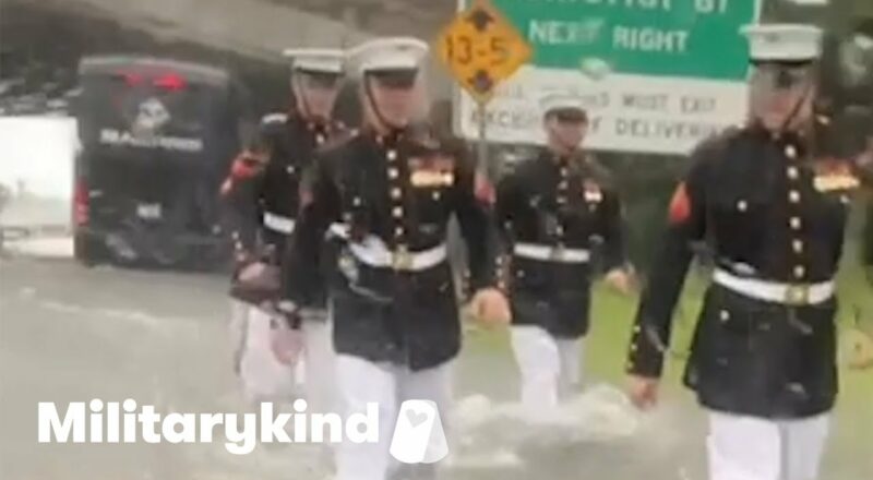 Marines rescue woman from flood near Arlington National Cemetery | Militarykind 2