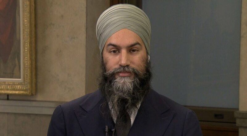 Throne speech suggests Liberals 'have run out of ideas': Singh 1