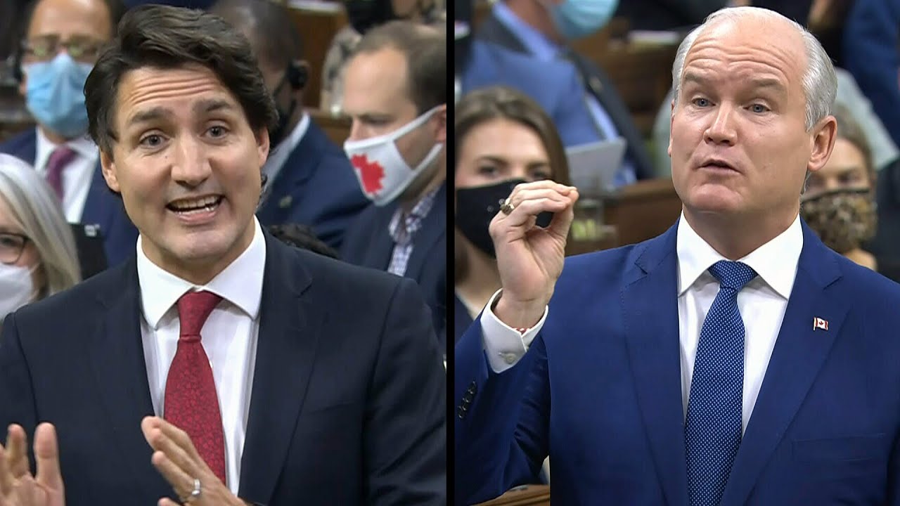 Trudeau, O'Toole spar over energy, COVID-19 inflation during first question period since election 5