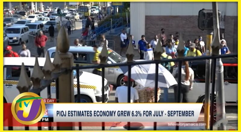 PIOJ Estimates Economy Grew 6.3% for July - September | TVJ Business Day - Nov 24 2021 1