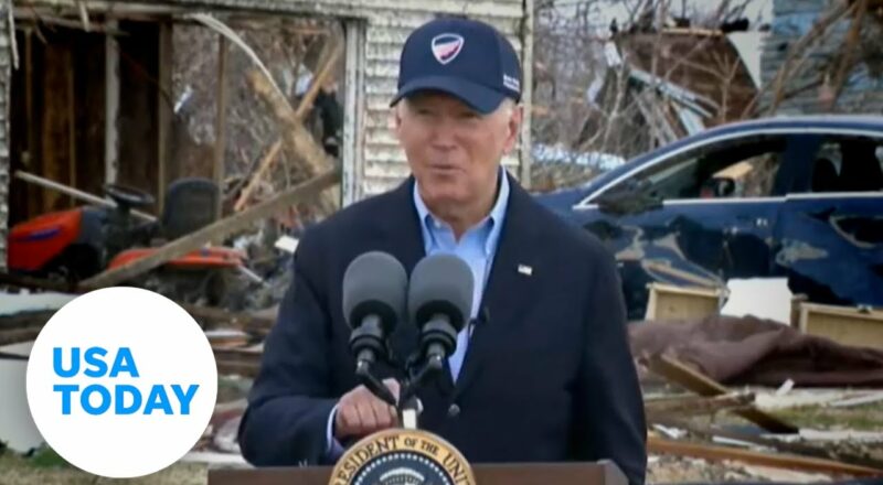 Kentucky tornadoes: Biden offers 100% federal support of 30-day cleanup | USA TODAY 1