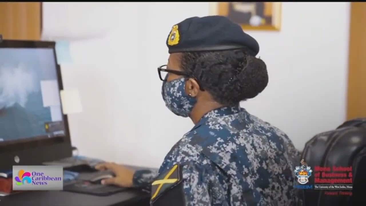 Only Woman Heading a Military Agency in Jamaica 1